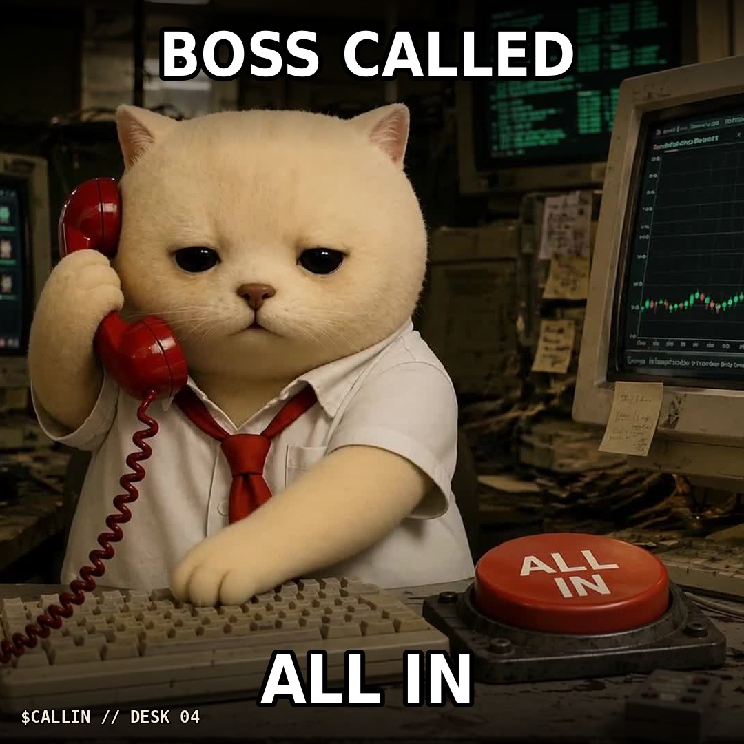 Boss called, all in